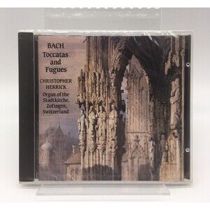 Bach: Toccatas and Fugues (CD, 1990, Hyperion) Christopher Herrick SEALED